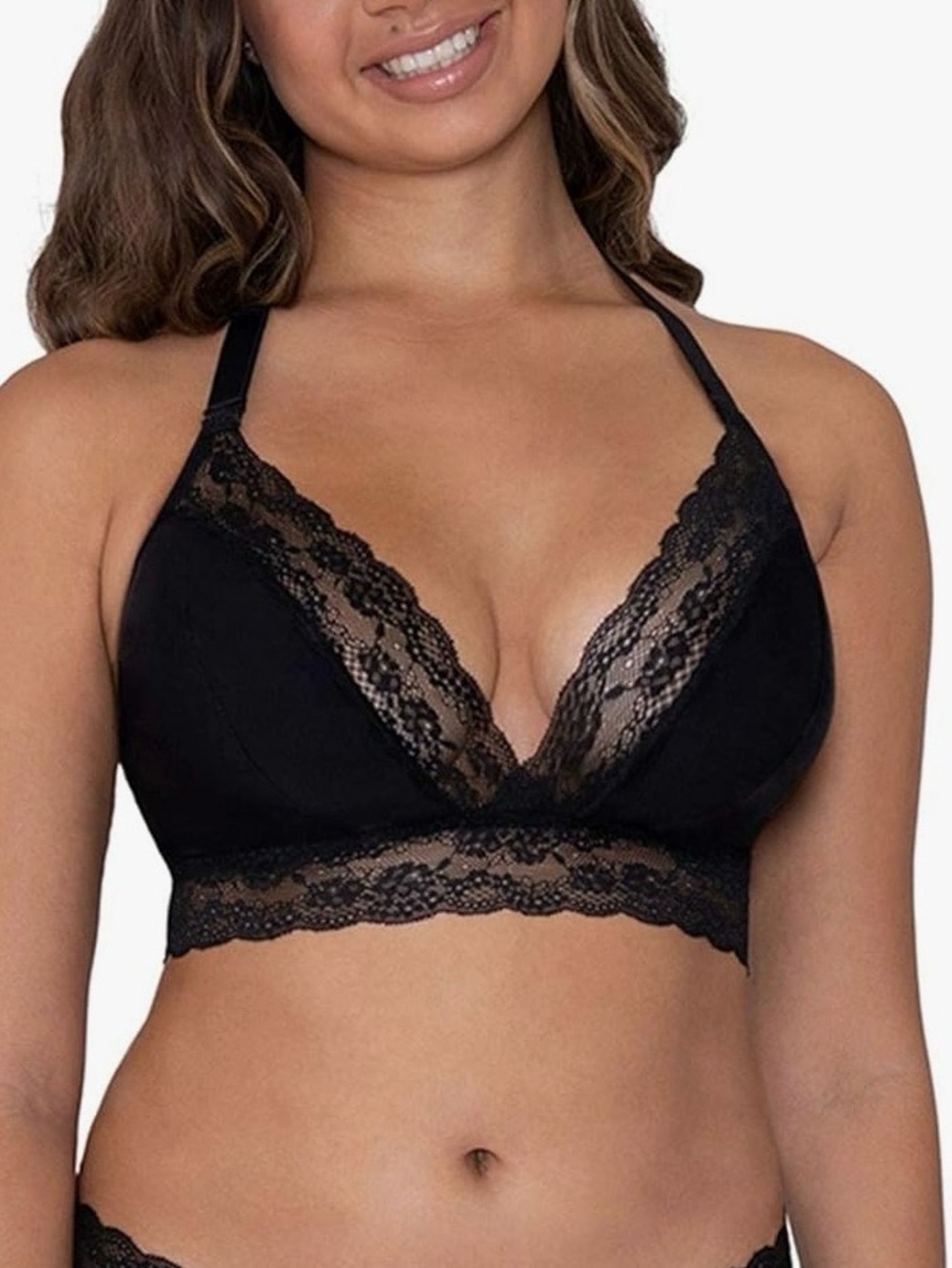 EUC- Curvy Kate ‘Twice The Fun’ Reversible Bralette w/Convertible Straps